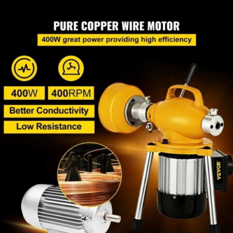 Electric Drain Cleaner Machine Mesin pembersih pipa saluran mampet