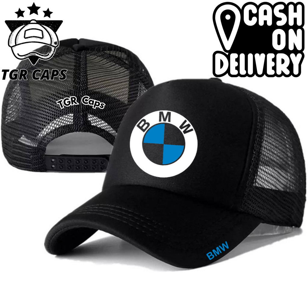 TGR Caps Topi Trucker BMW - Topi Distro BMW Logo - Topi BMW Premium - Topi Pria Dewasa - Topi Pria O