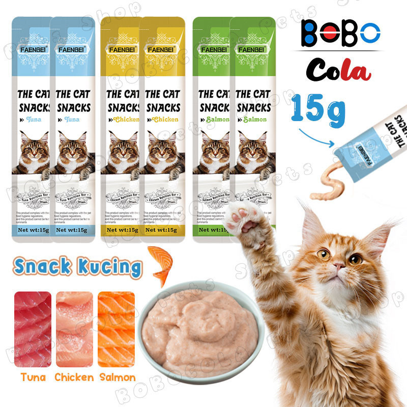 Makanan kucing Cemilan kucing penggemuk Snack kucing Makanan Basah Kucing Pet Snack