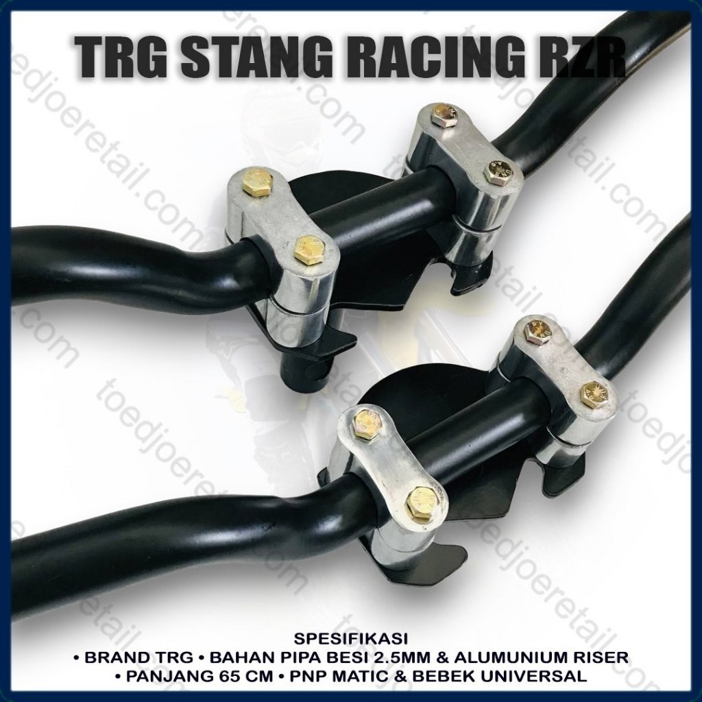 New Paket Stang Rzr Racing Plus Dudukan Stang Road Race Supra X Supra GTR Blade Revo Jupiter Z1 MX V
