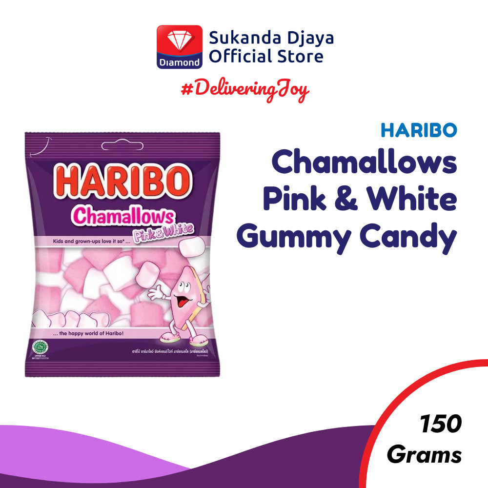 

Haribo Chamallows Pink & White Marshmallow 150 Gr