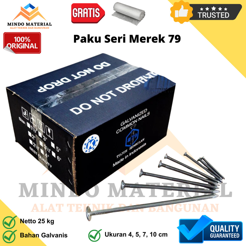 Paku Kayu Seri 25 kg 4 5 7 10 cm