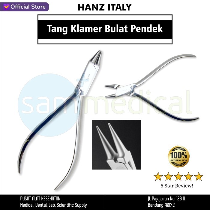Hanz Italy Tang Klamer Dental - Tang Orthodontic Bulat