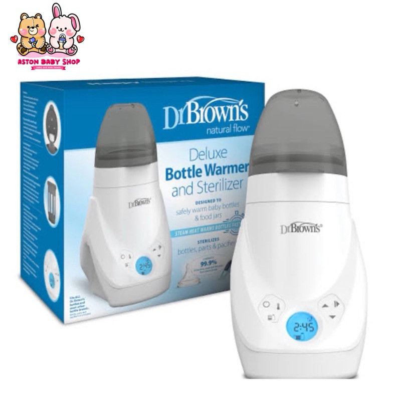 Dr Brown Deluxe Warmer & Sterilizer / Penghangat & Steril Botol Susu