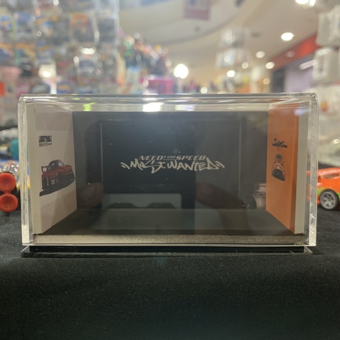 Diorama akrilik hotwheels diecast need for speed