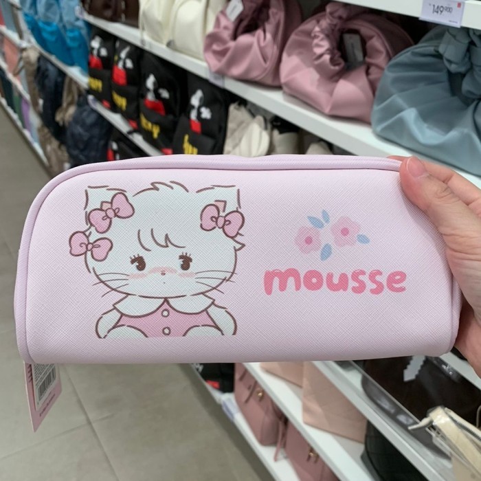 

miniso Mousse pensil case kotak tempat pensil