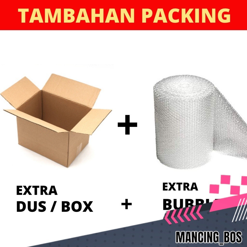 

EXTRA BUBBLE WRAP + DUS TAMBAHAN - ( ASURANSI GANTI BARU JIKA PECAH )