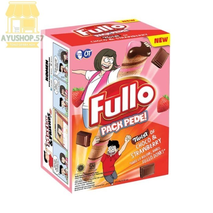 

FULLO Choco Strawberry Wafer [8g/ 24pcs/ pak] - AYUSHOP57