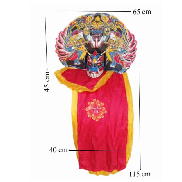 Barongan anak/barongan mainan/Barongan Devil Naga Anak Spon/ barongan spon murah