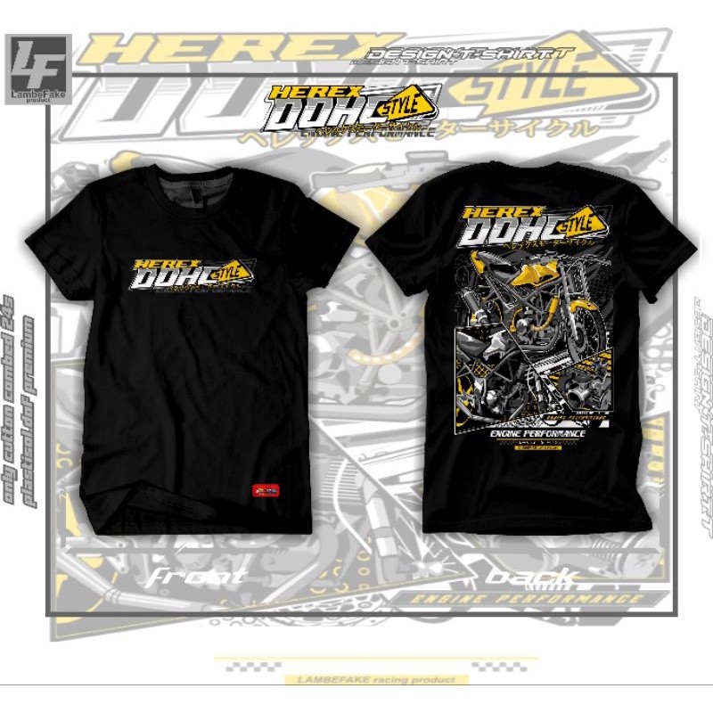 T-shirt original HEREX DOHC STYLE/kaosHerex /kaosDohc