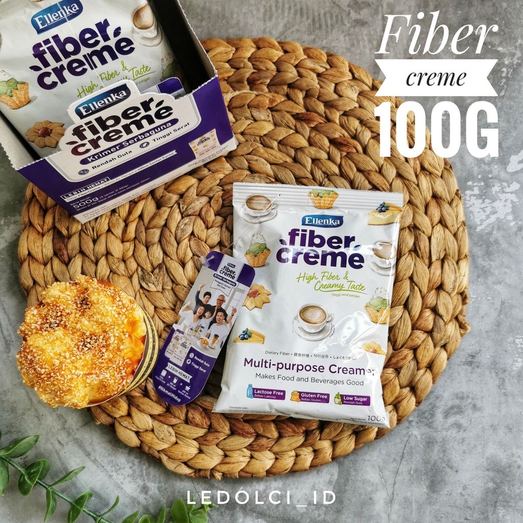 FIBER CREME 100 GRAM ELLENKA FIBERCREME PENGGANTI SANTAN 100 GRAM