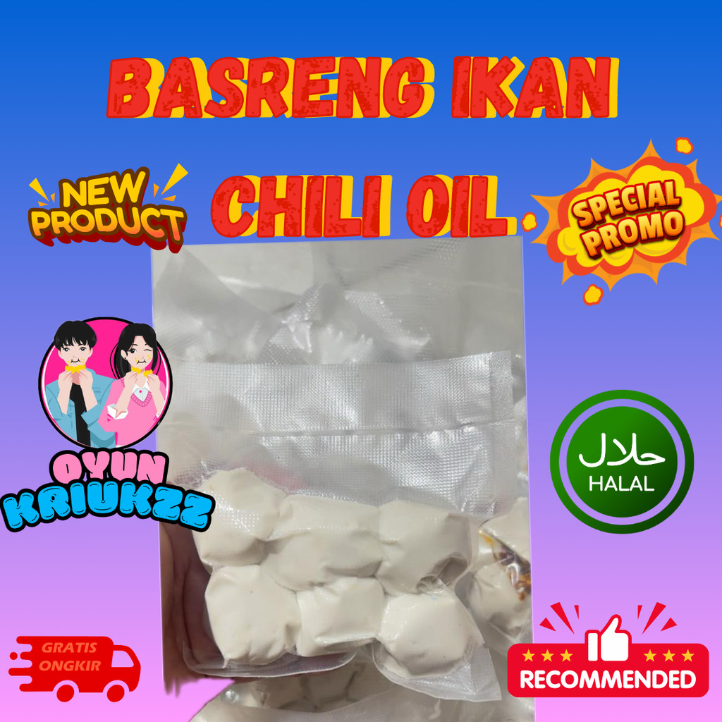 

basreng mentah chili oil by kataji 6 BUTIR