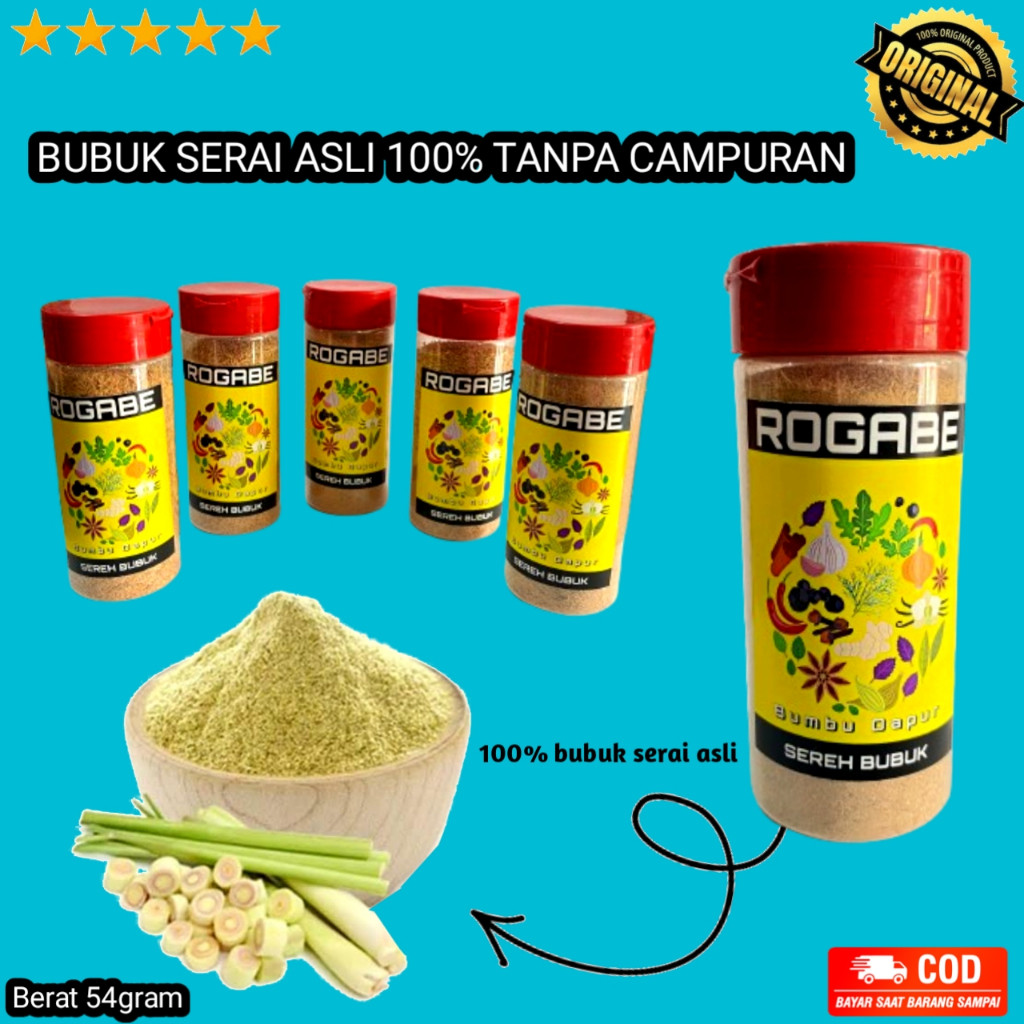 

Sereh Bubuk / Serai Bubuk Murni Tanpa Canpuran / M H