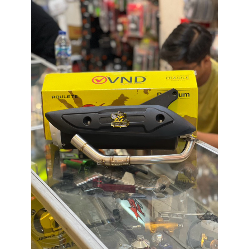 Knalpot VND ROULETTE BEAT,SCOOPY,Genio,Mio,Mio j, Mio m3 Original VND