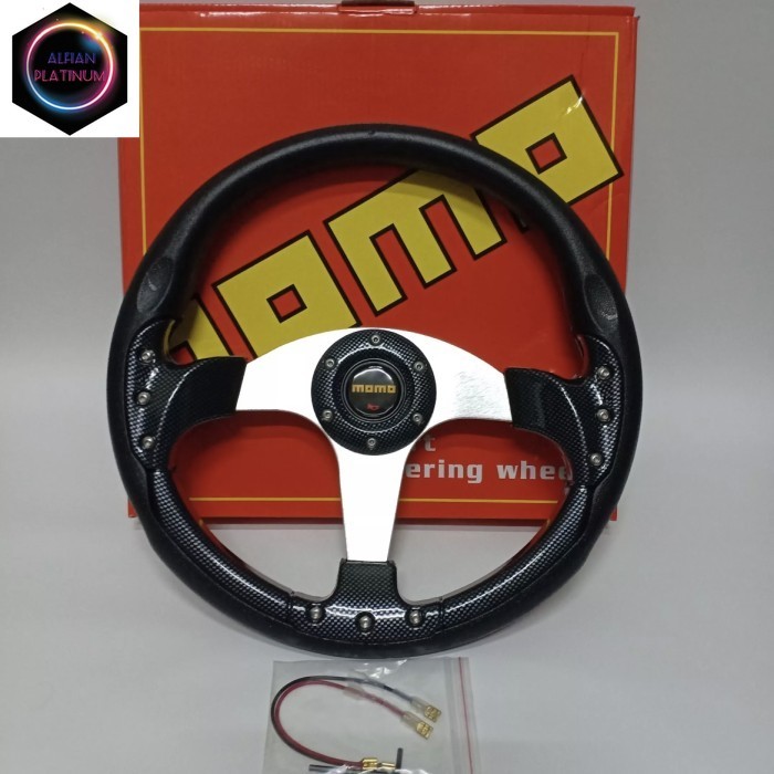 Stir setir racing MOMO 14" inch carbon