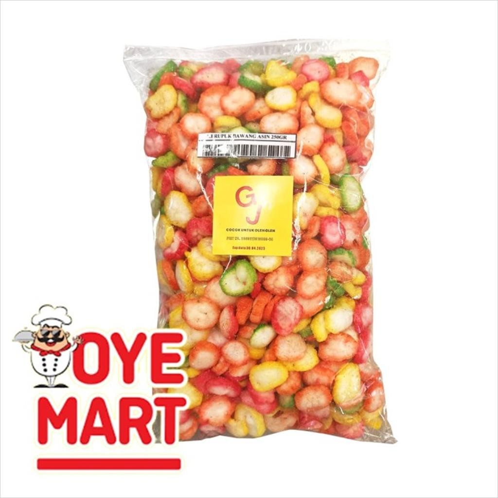 

KERUPUK BAWANG ASIN 250GR/ CEMILAN SNACK KERUPUK