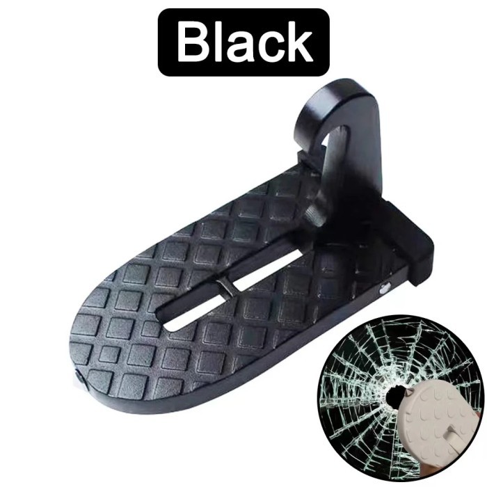 

Injakan Kaki Kait Pintu Mobil Car Door Step Hooked Car Roof Pedal 2in1 - Hitam
