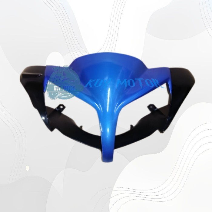 Batok Kepala Lampu Depan jupiter Z Robot 2010 - 2012 biru - Batok depan