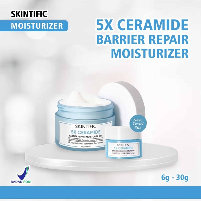 Skintific 5x Ceramide Barrier Repair Moisture Gel Moisturizer - 6 gram