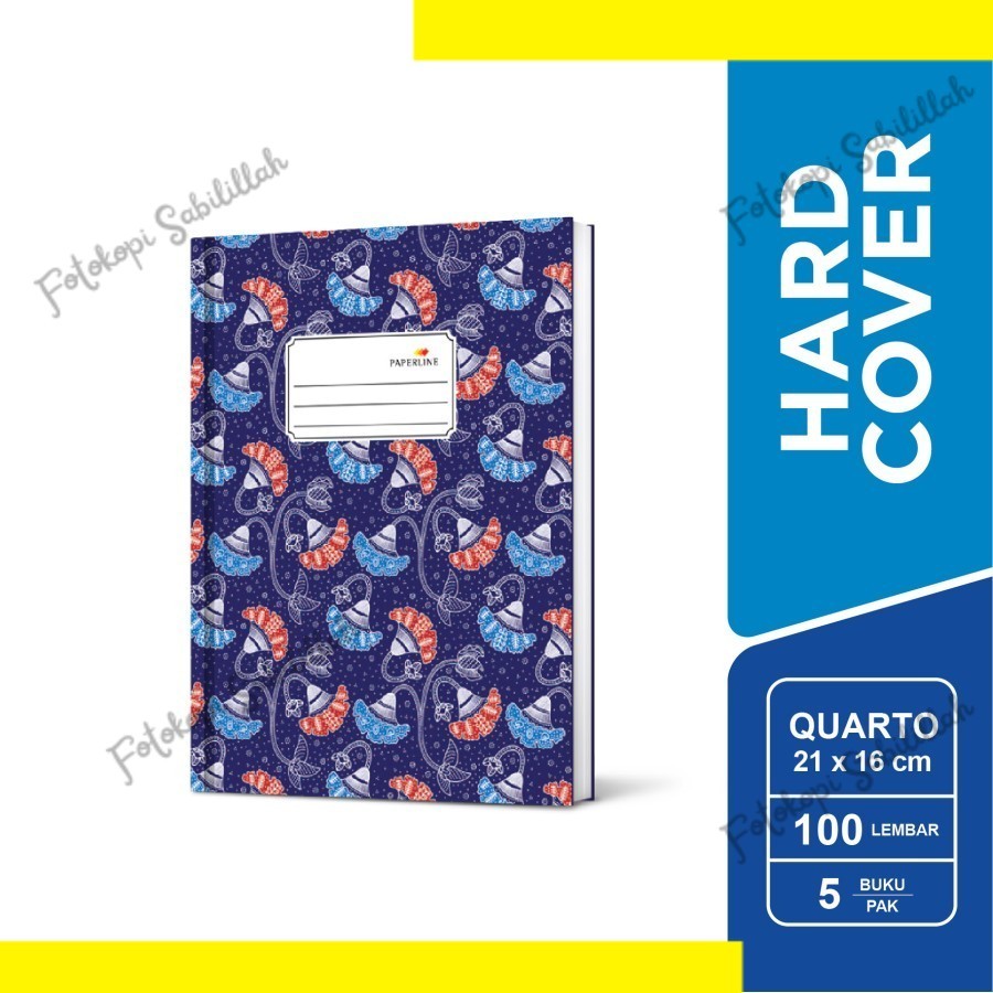 

Buku Kwarto Paperline 100 Lembar / Buku Hard Cover Kwarto 100 Lembar Ppl