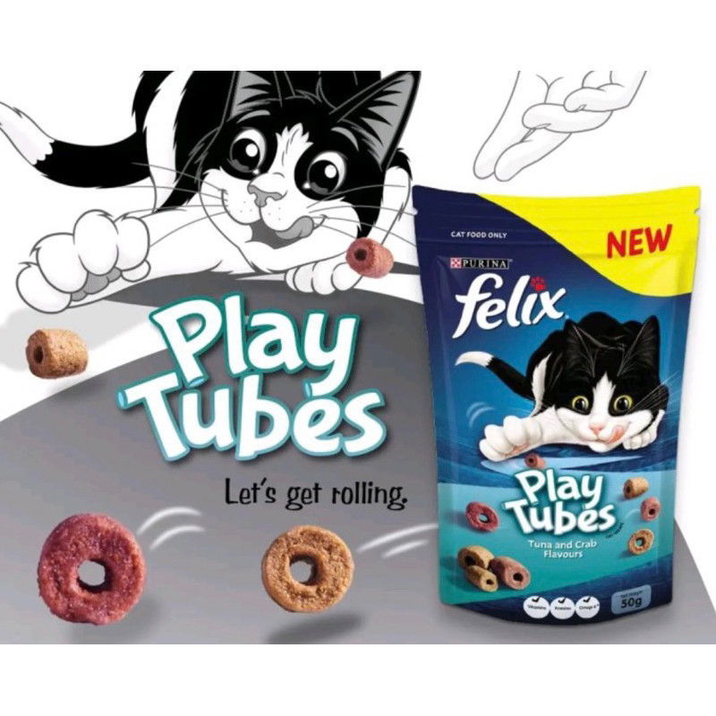 Purina Felix Play Tubes Tuna And Crab 50gr