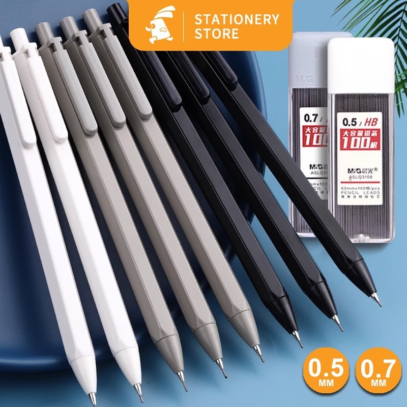 

Propelling Pencil Pensil Mekanik Cetek Tip 0.5 mm Dilengkapi Klip--Rabbit Stationery