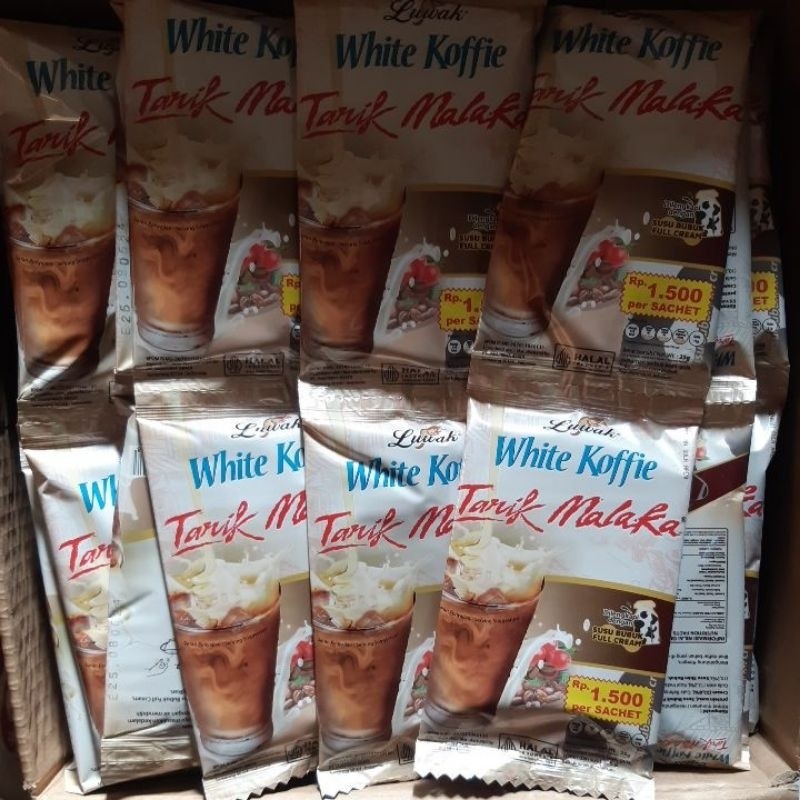 

Luwak White Koffie Tarik Malaka 1 renteng (10x25gr)