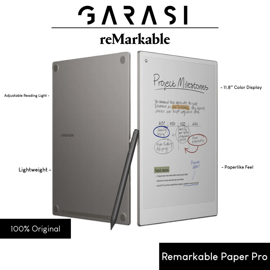 reMarkable Paper Pro - E-Book Reader dengan Layar 11.8 Inci
