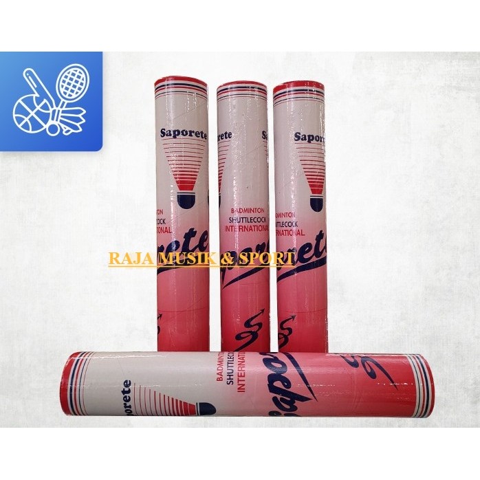 kok Badminton / Kok bulutangkis / Shuttlecock Badminton Saporete Red SH310