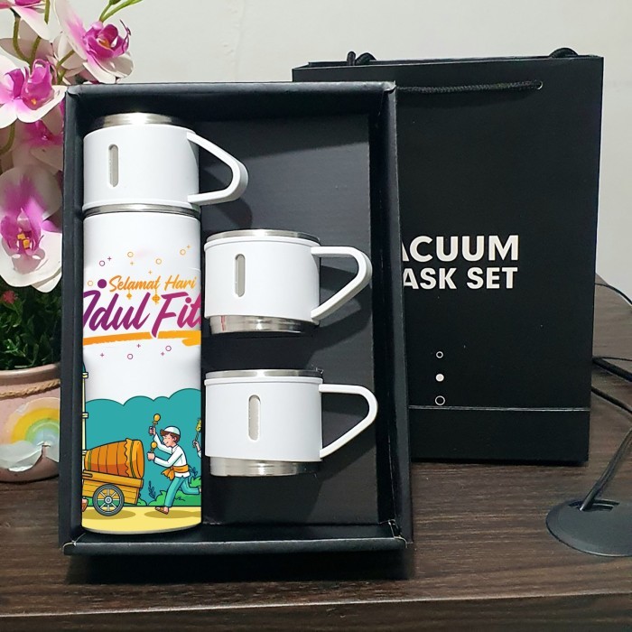 

DISKON Hadiah Lebaran - Parcel Lebaran Custom Print UV Nama dan Logo - Design 2