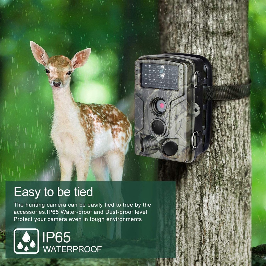 Trail Camera  24MP 1080P Wildlife Hunting Cameras HC802A Infrared Night Vision Photo Trap Wireless S