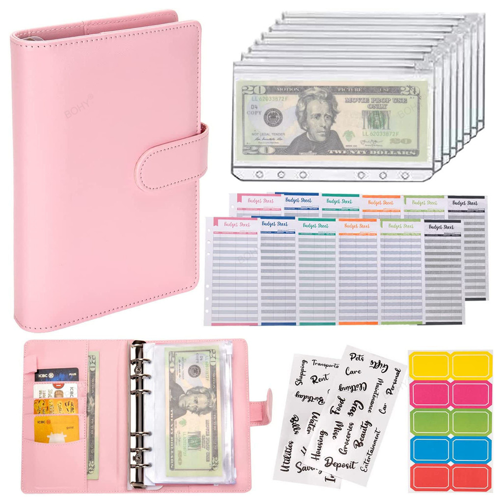 

A6 Planner Notebook Agenda Budget Workbook French Budget Envelope Binder Binder Pockets For Money Budget Saving Bill Organize