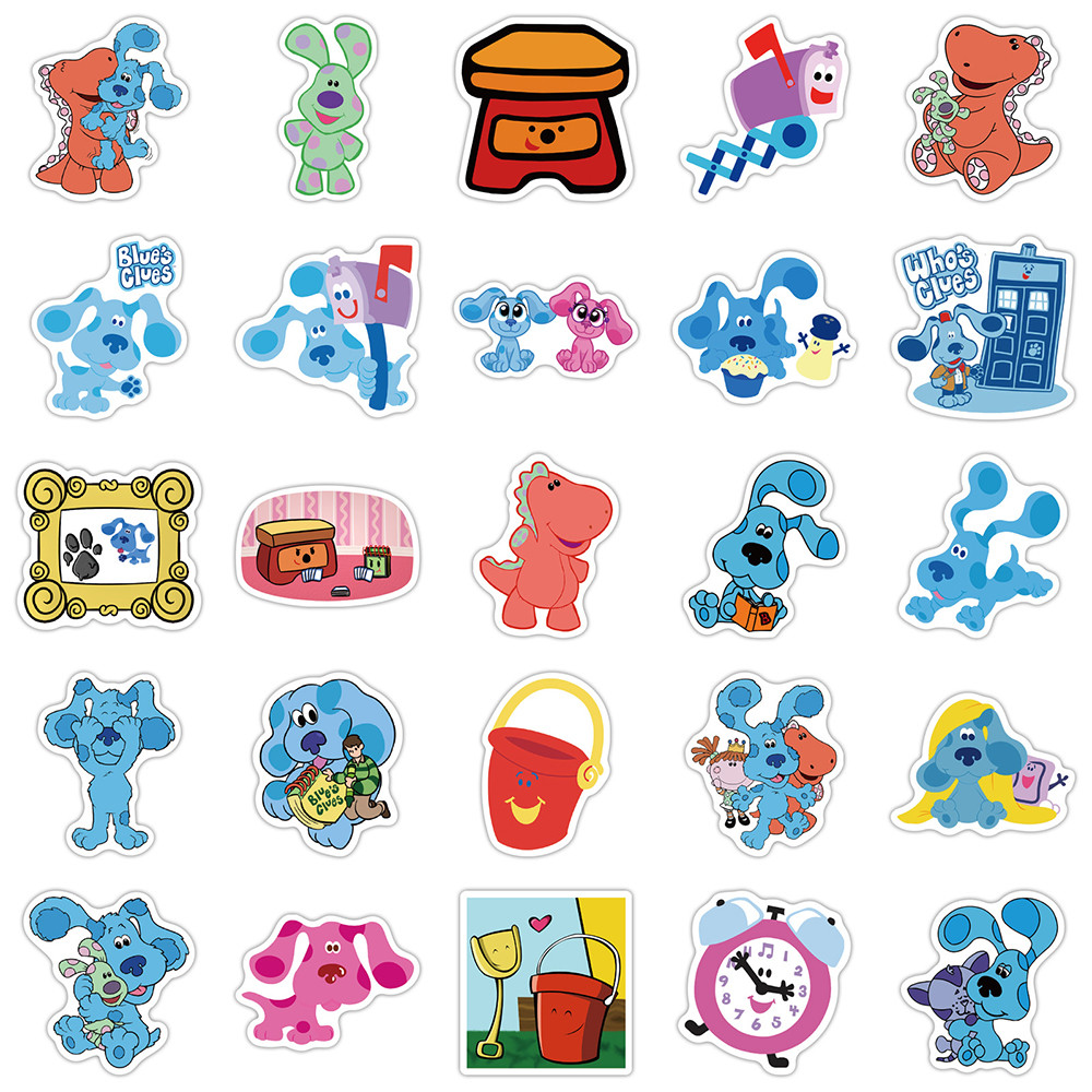 

10/30/50pcs Blue‘s Clues Cute Cartoon Animal Stickers Decal Kids Toy DIY Laptop Guitar Luggage Bicycle Waterproof Anime Sticker