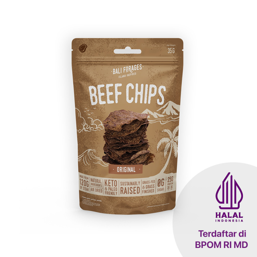 

Classica2106 Beef Chips Original Crispy Bali Forages Keripik Daging Sapi Krispi
