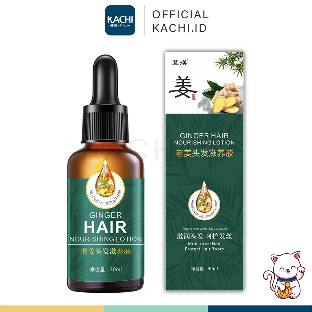 KACHI - Natural Essence Ginger Hair Solution Penumbuh Rambut Perawatan Rambut XX119