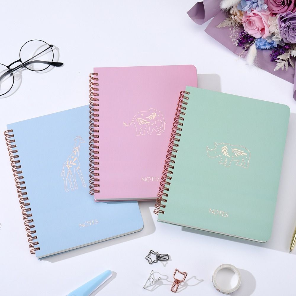 

Memo Notes Spiral Notebooks Protect Eye Paper Diary Simple Notepad Learning Supplies Thickening A5 Coil Notebook Business