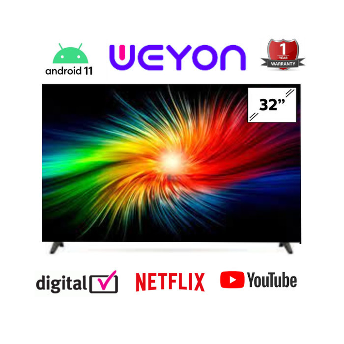 [Android 11] Smart TV 32 inch Android 11 Weyon Smart TV YOUTUBE Resmi - 21 Analog TV