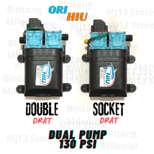 POMPA DC DUAL HIU - DUAL PUMP HIU 9 LPM 138 PSI 100W - SUDAH OTOMATIS