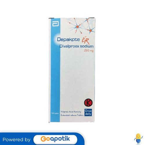 Depakote Er 250 Mg Botol 100 Tablet