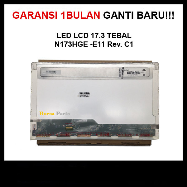 LED 17.3 TEBAL - 772G baru garansi