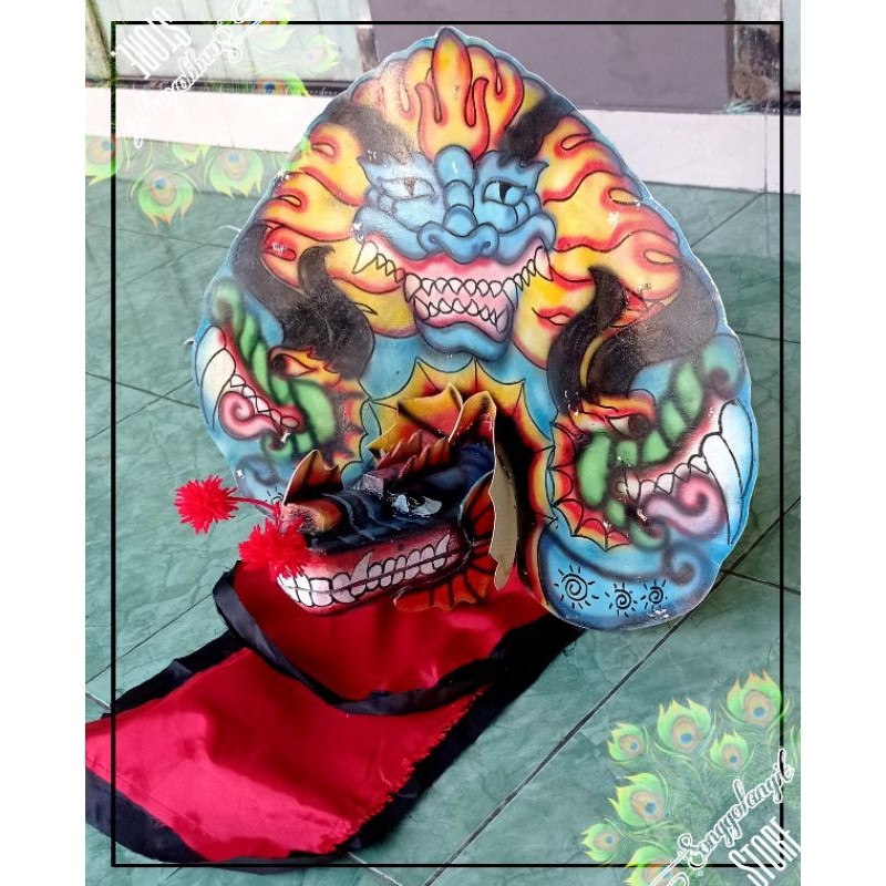 Barongan Kayu Devil Anak