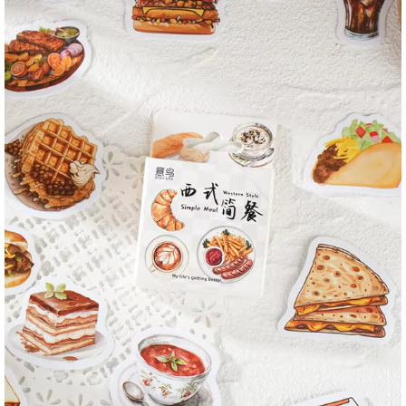 

Sticker Pack Isi 46 Lembar BRUNCH EDITION Scrapbook Journal Stiker