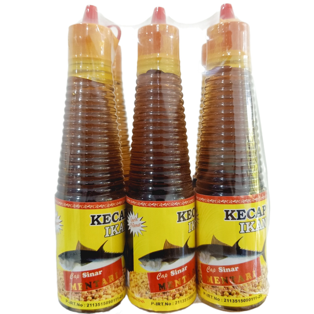 

Paket Hemat 6 Botol Kecap Ikan Cap Sinar Mentari 150 ml