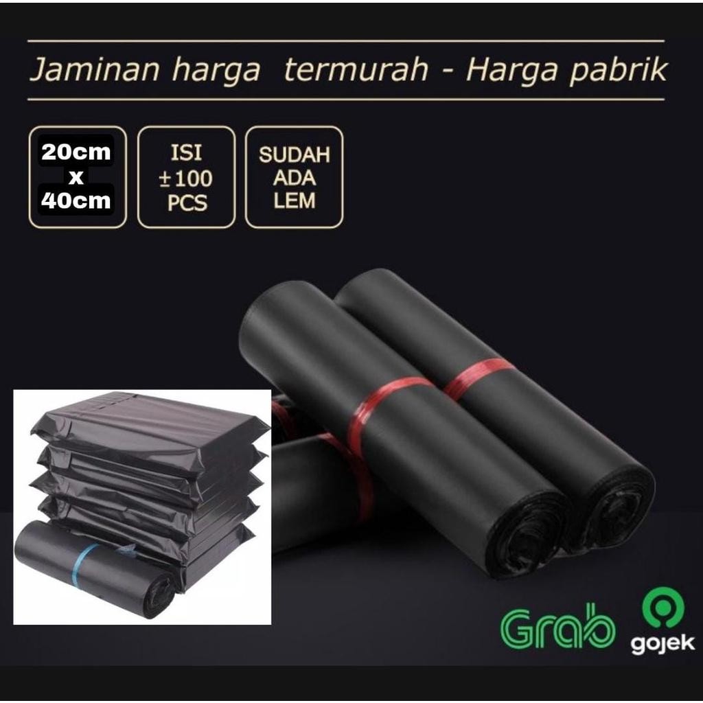 

Plastik Polymailer Hitam 20cm X 40cm | Plastik Packing 20X40