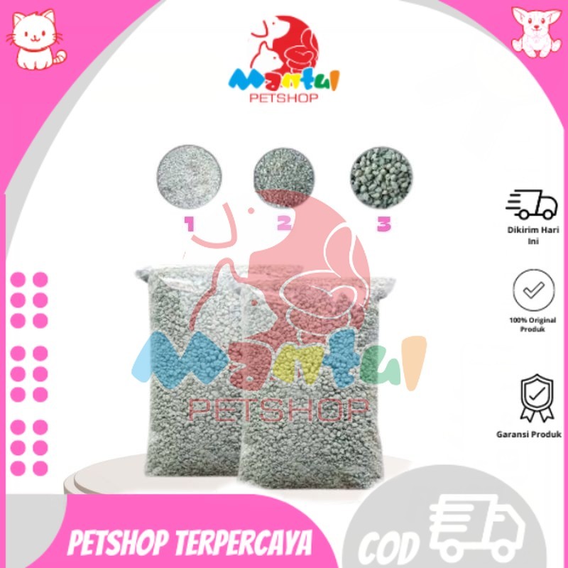 Pasir Kucing Zeolit Transparan Bento 25 Lt|C. PASIR 25LT