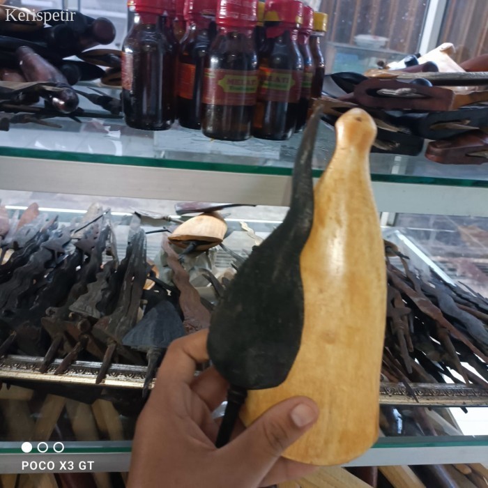 

pusaka banyak angrem lengkap dengan warongko gading bkn megantoro seng murah antik