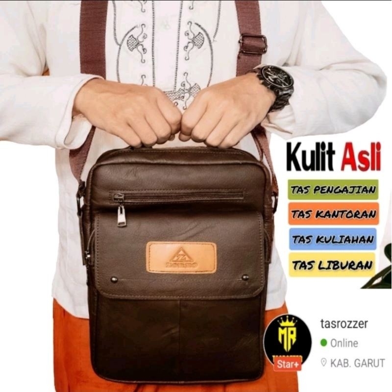 Tas kitab model tutup muat 3 kitab besar