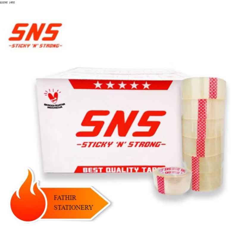 

PAKET 2 KARTON LAKBAN BENING 45x72 YARD - / 144 PCS