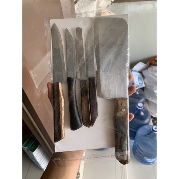 Pisau set / Set pisau dapur / Paket Pisau isi 5 pcs Terbaru / Pisau Tajam / pisau daging / grosir pi