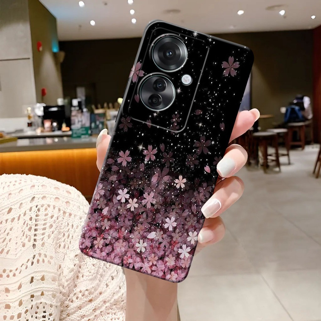 (04) Case Oppo Reno 11F 5G  Fashion Case Procamera Macaron Silikon TPU